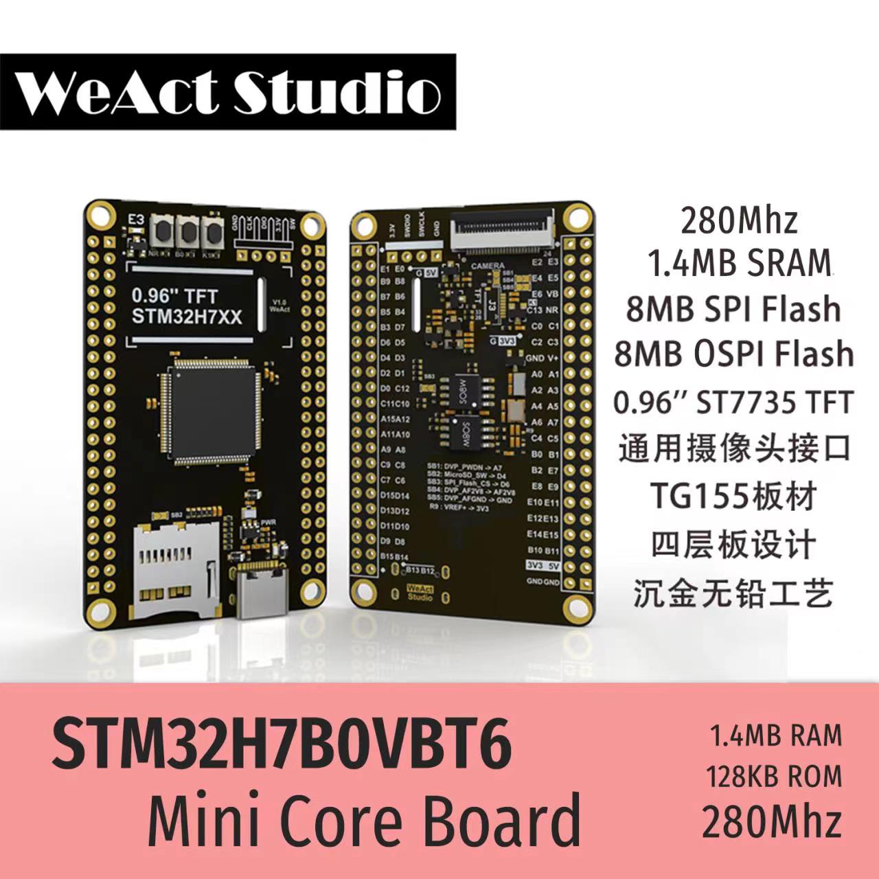 WeAct STM32H7 STM32H7B0VBT6 stm32h7d0    , ߺ